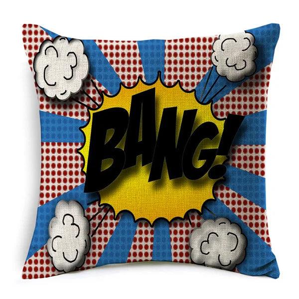 American POP Art Cushion Covers Ziggy's Pop Toy Shoppe