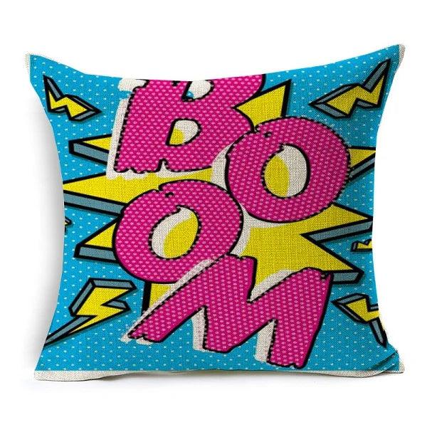 American POP Art Cushion Covers Ziggy's Pop Toy Shoppe
