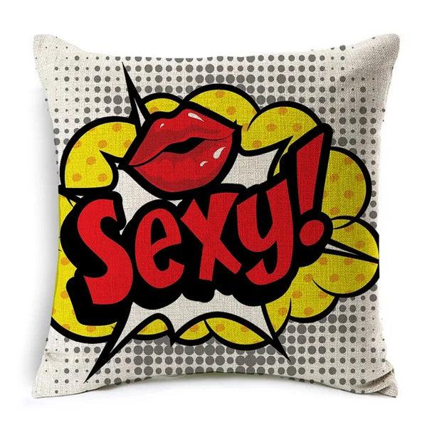 American POP Art Cushion Covers Ziggy's Pop Toy Shoppe