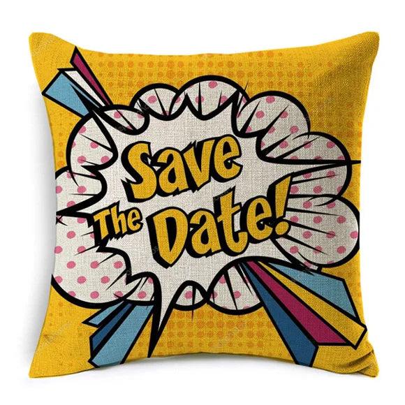 American POP Art Cushion Covers Ziggy's Pop Toy Shoppe