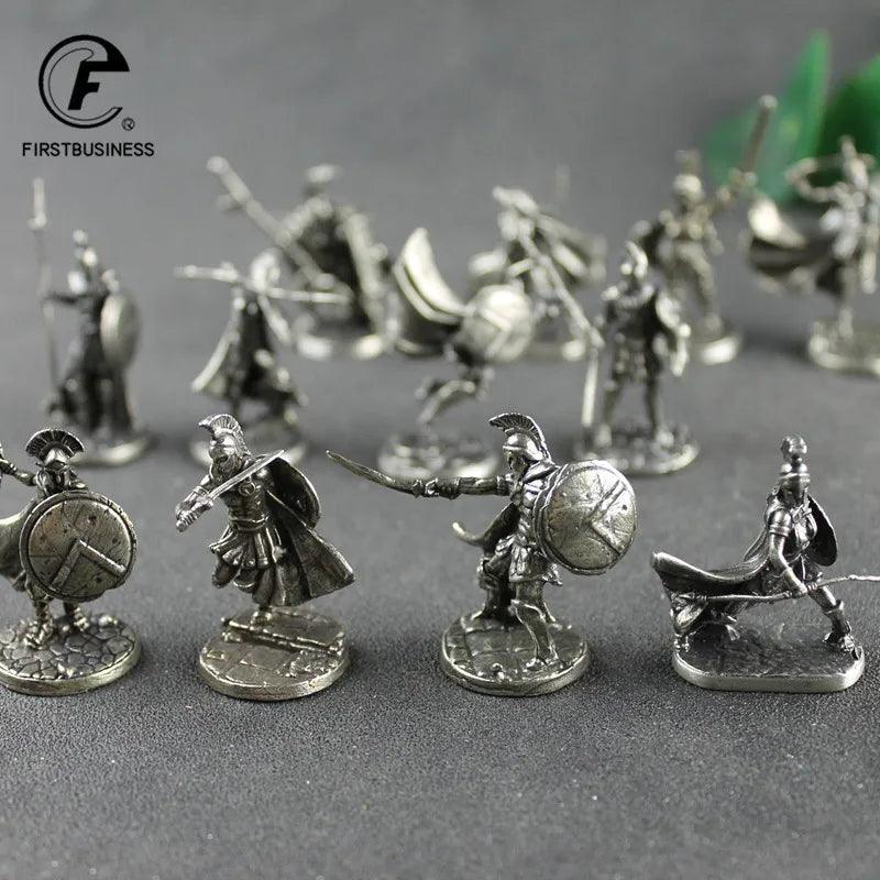 Ancient Spartan Hoplite Warrior Ordering Charge Miniature Figurine Ziggy's Pop Toy Shoppe
