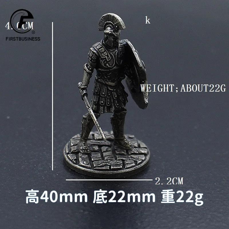 Ancient Spartan Hoplite Warrior Standing with Sword Miniature Figurine Ziggy's Pop Toy Shoppe