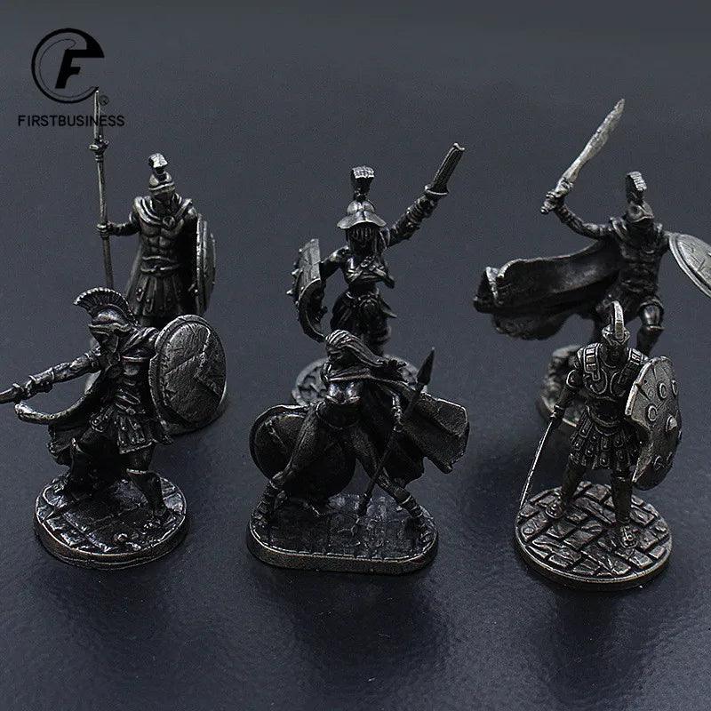 Ancient Spartan Hoplite Warrior Standing with Sword Miniature Figurine Ziggy's Pop Toy Shoppe