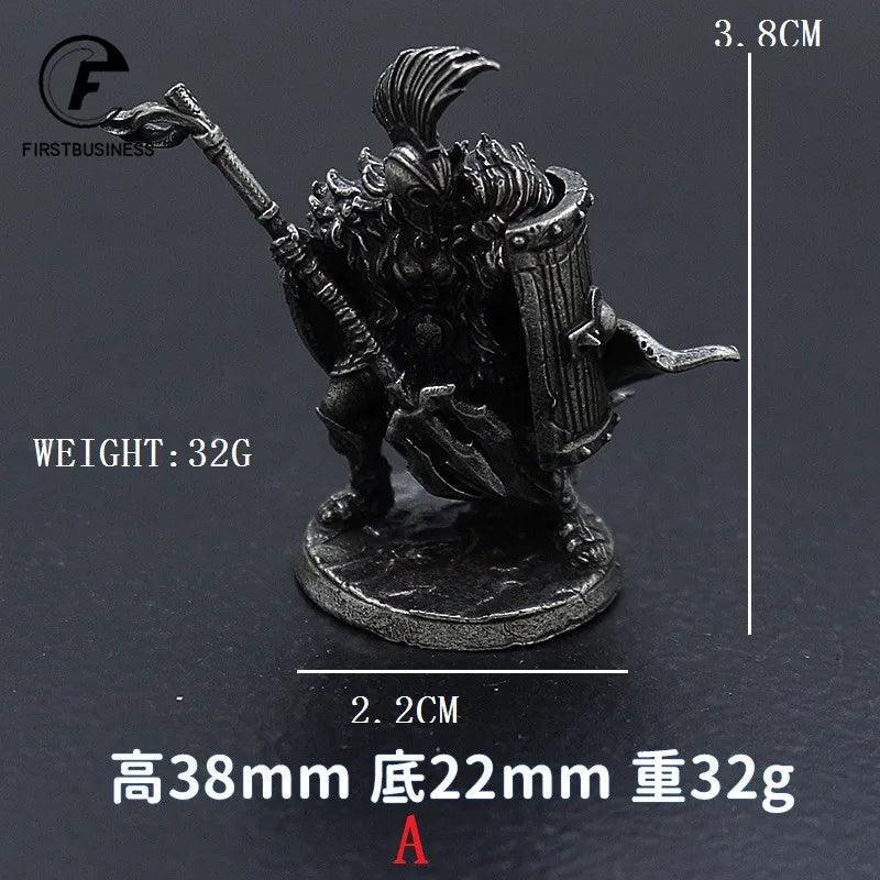 Ancient Spartan Hoplite Warrior with Trident Miniature Figurine Ziggy's Pop Toy Shoppe
