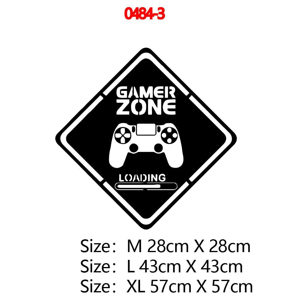 Carved Gamer Vinyl Wall Decals Ziggy's Pop Toy Shoppe