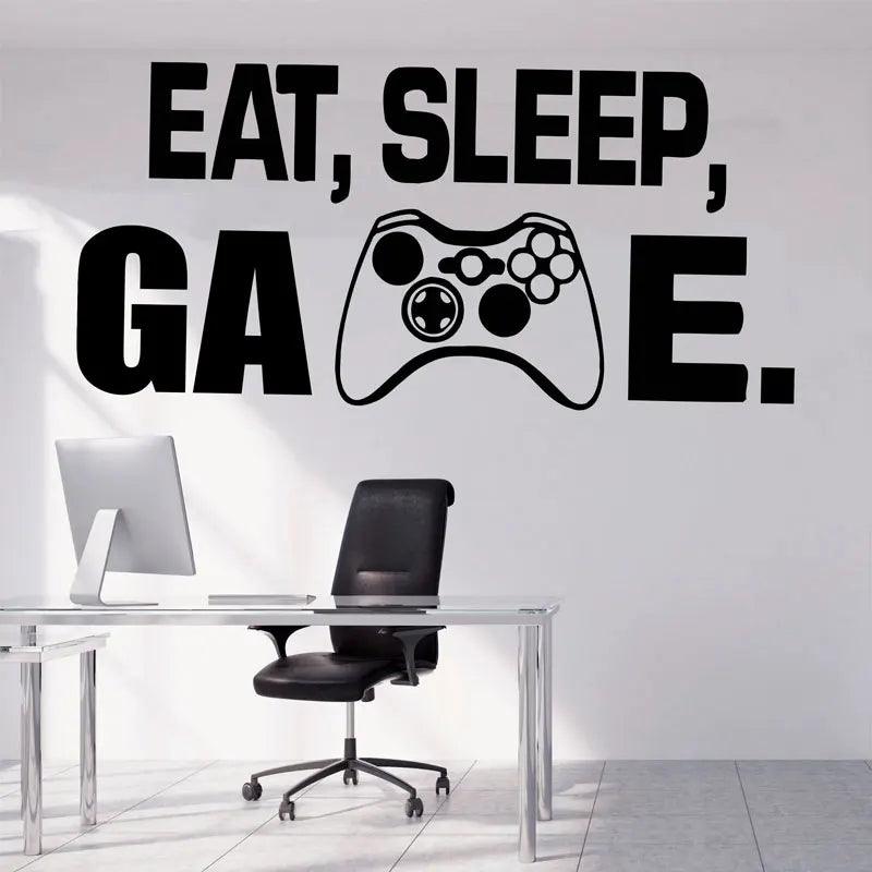 Carved Gamer Vinyl Wall Decals Ziggy's Pop Toy Shoppe
