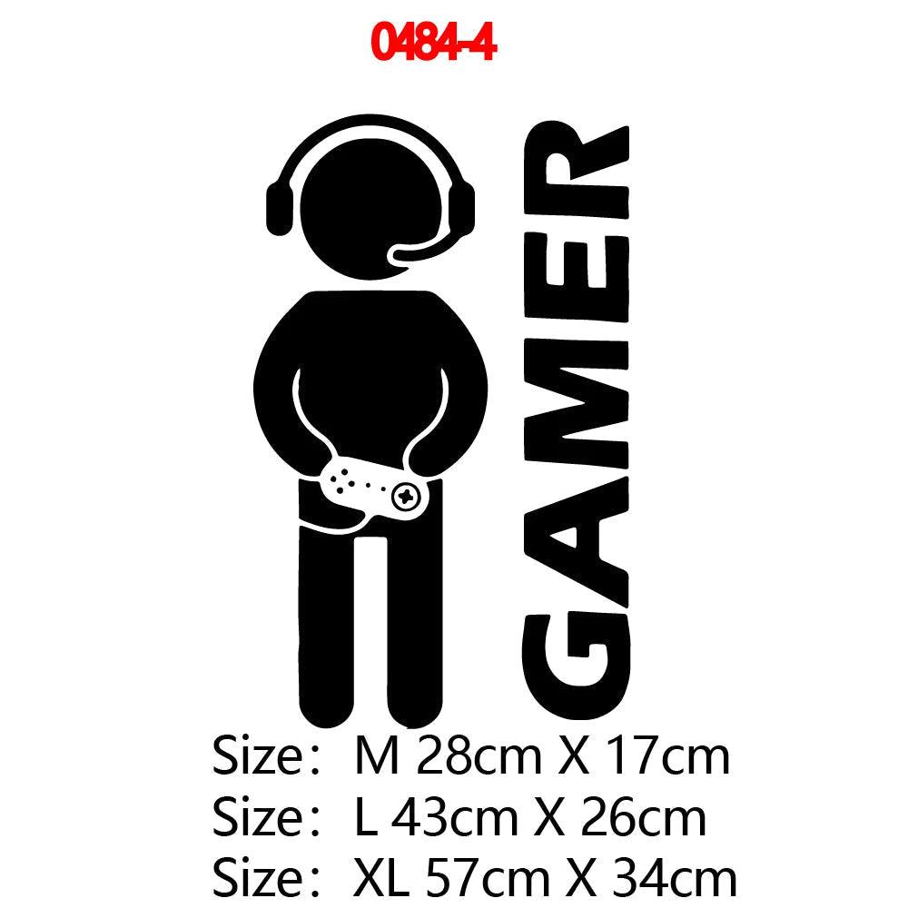 Carved Gamer Vinyl Wall Decals Ziggy's Pop Toy Shoppe