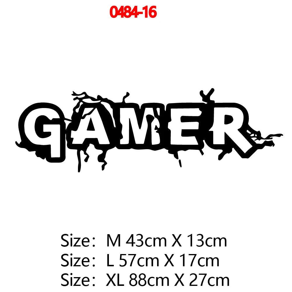 Carved Gamer Vinyl Wall Decals Ziggy's Pop Toy Shoppe