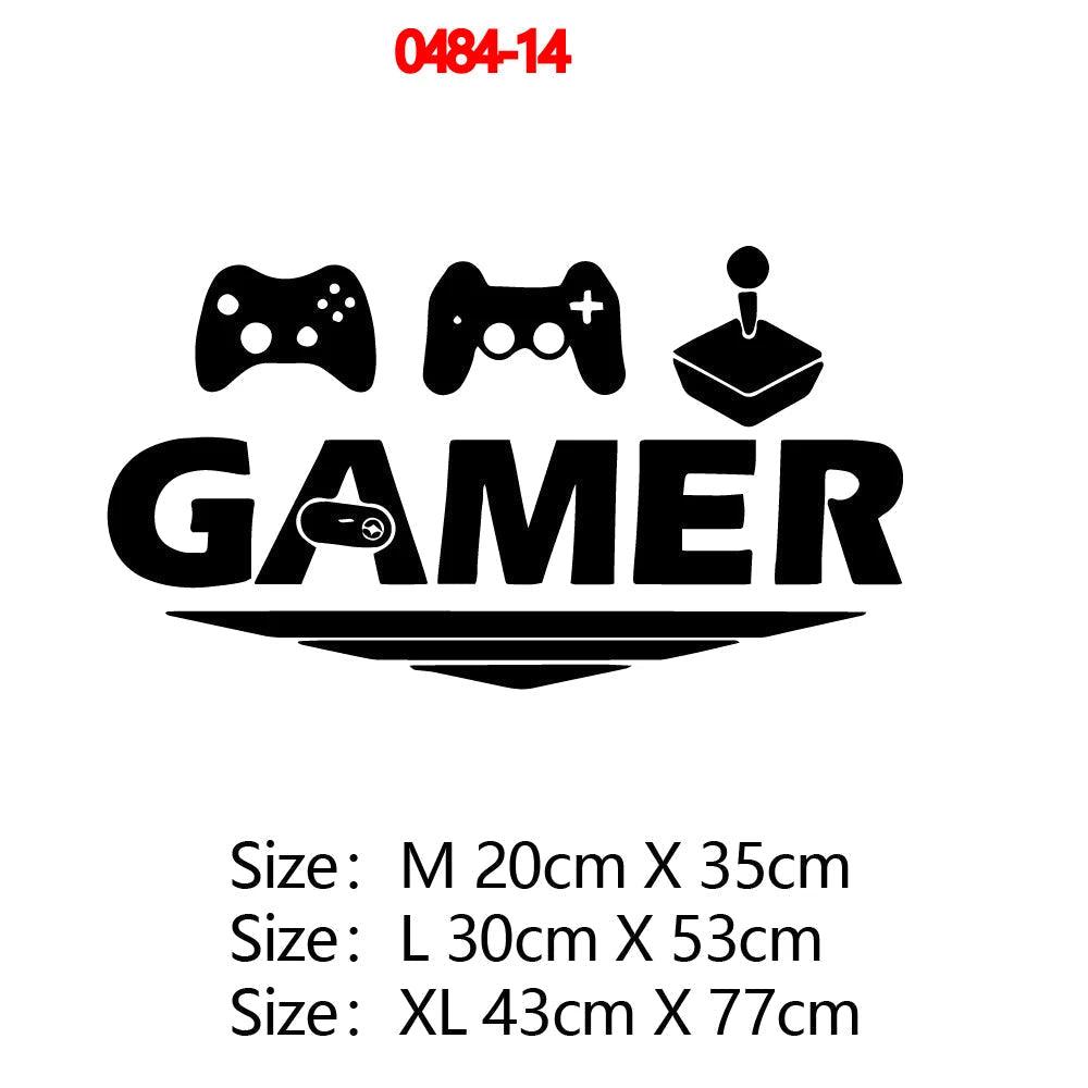Carved Gamer Vinyl Wall Decals Ziggy's Pop Toy Shoppe