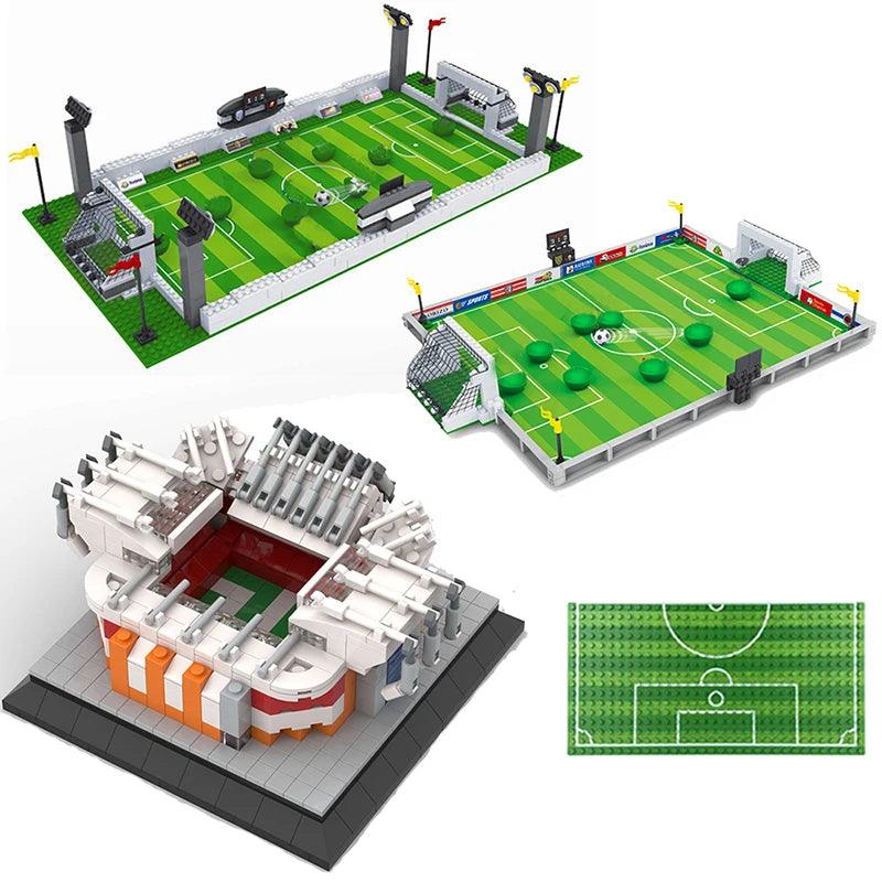 City Soccer Field Building Blocks Set Ziggy's Pop Toy Shoppe