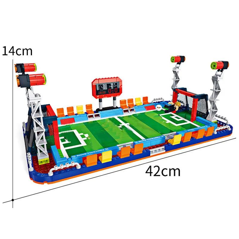 City Soccer Field Building Blocks Set Ziggy's Pop Toy Shoppe