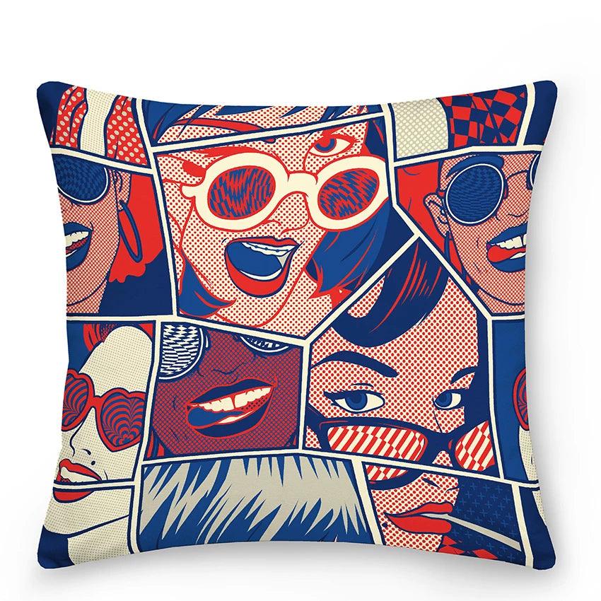 Comic Book Pop Parade Pillowcases Ziggy's Pop Toy Shoppe