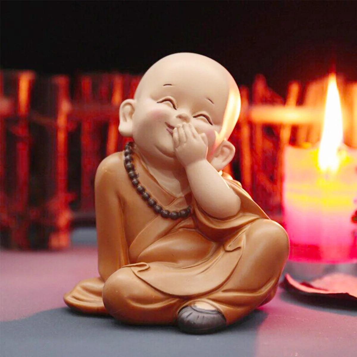 Cute Little Kung Fu Monk Figurines - 7 Styles Ziggy's Pop Toy Shoppe