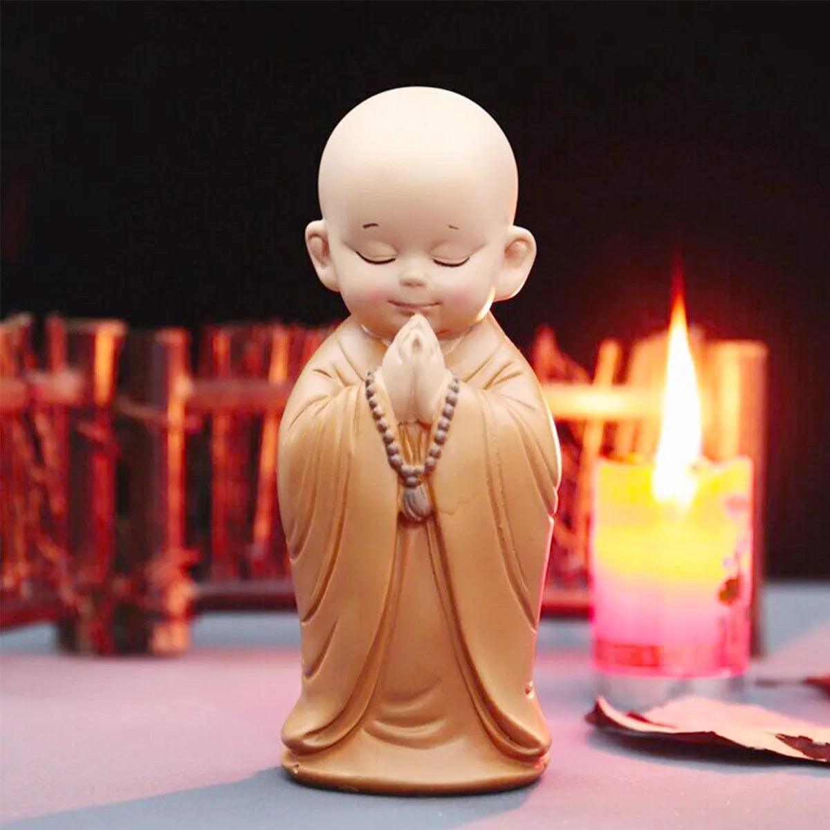 Cute Little Kung Fu Monk Figurines - 7 Styles Ziggy's Pop Toy Shoppe