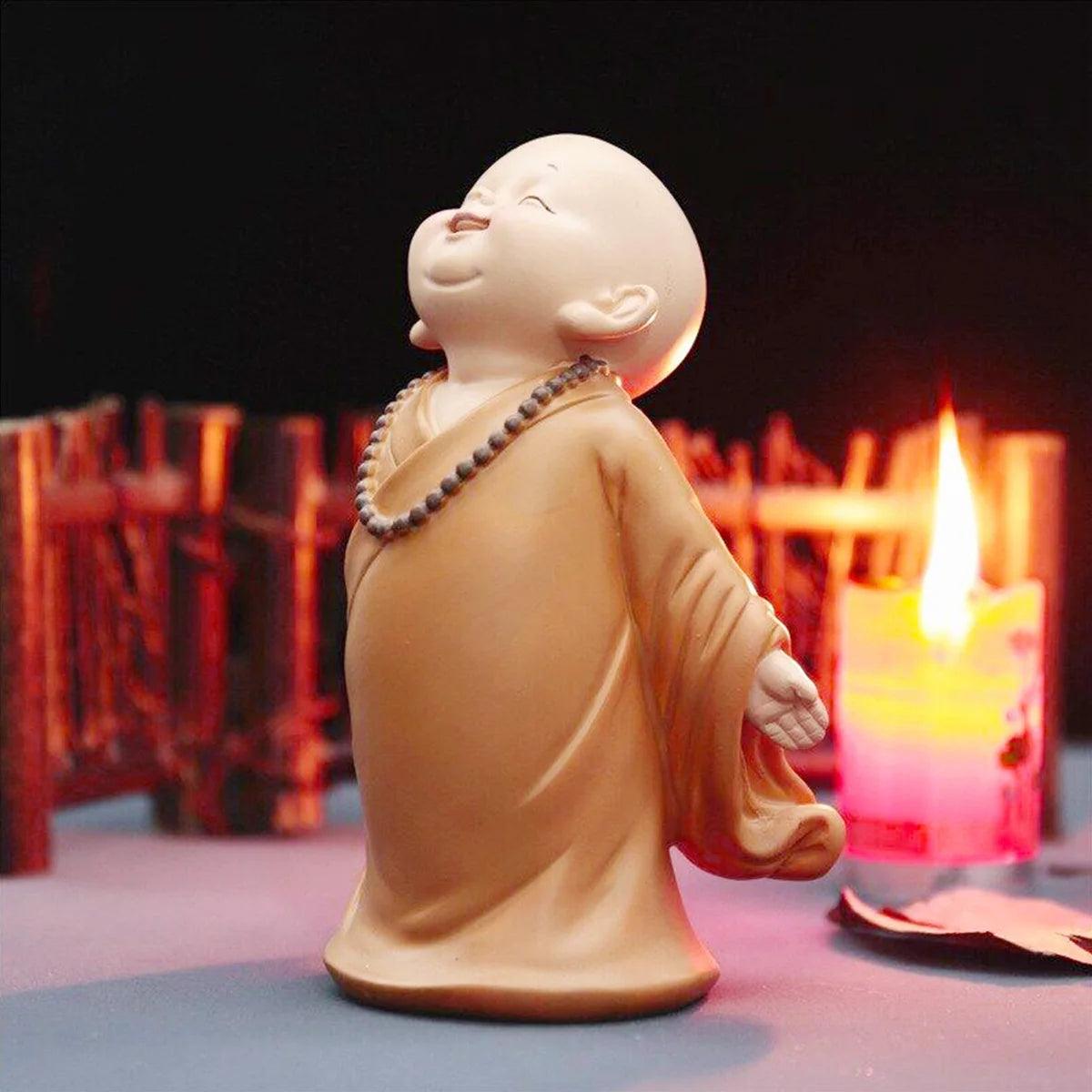 Cute Little Kung Fu Monk Figurines - 7 Styles Ziggy's Pop Toy Shoppe