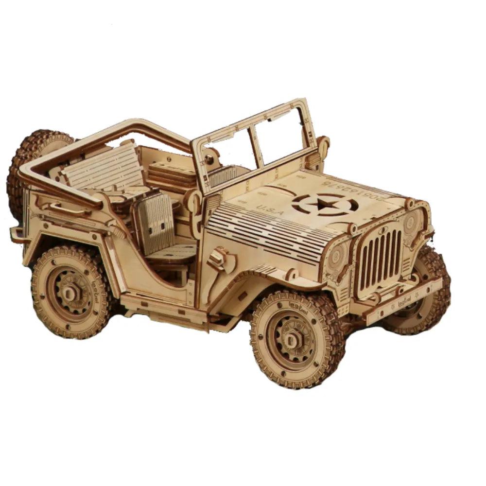 DIY 3D Wooden Military Vehicle Model Ziggy's Pop Toy Shoppe