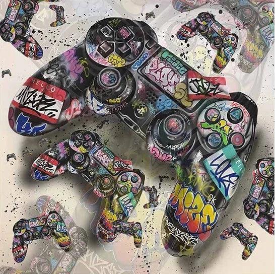 DIY Cross Stitch Trendy Game Controllers Wall Art Ziggy's Pop Toy Shoppe
