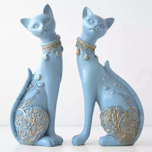 Figurine Decorative Resin Cat Statues Ziggy's Pop Toy Shoppe