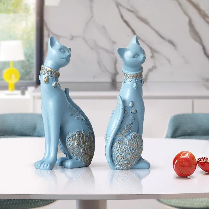 Figurine Decorative Resin Cat Statues Ziggy's Pop Toy Shoppe