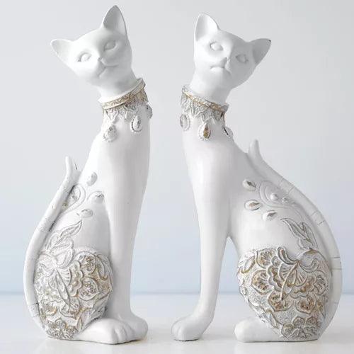 Figurine Decorative Resin Cat Statues Ziggy's Pop Toy Shoppe