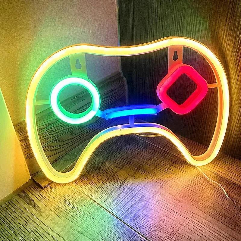 Game Controller Symbols LED Neon Light Ziggy's Pop Toy Shoppe
