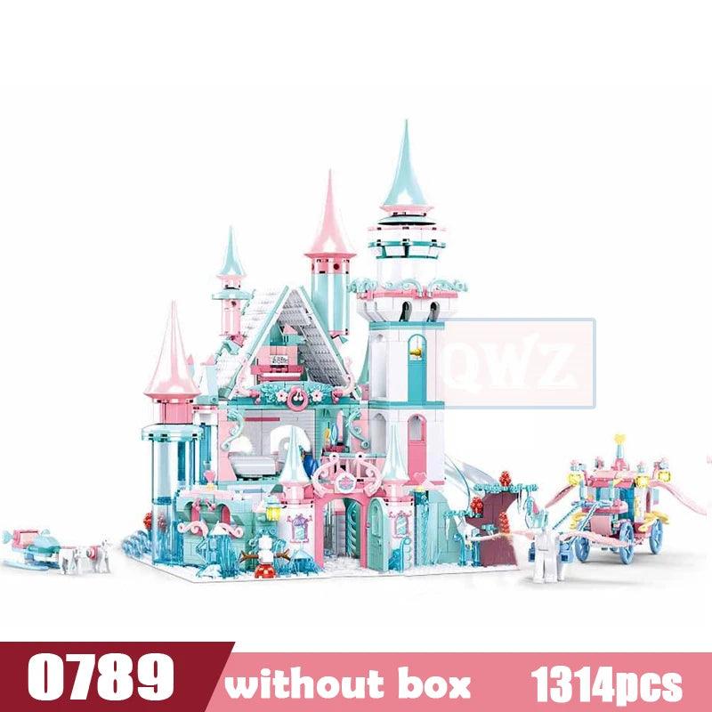Fairy Tale Swan Castle and Accessories Building Block Sets