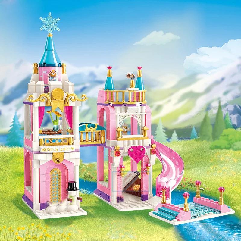 Fairy Tale Swan Castle and Accessories Building Block Sets
