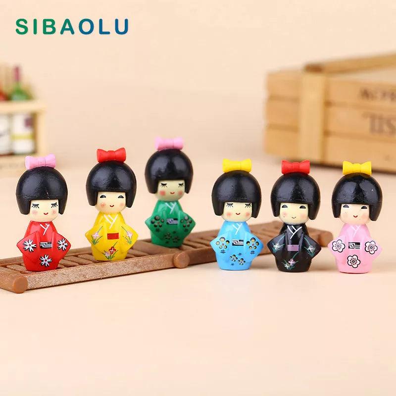 Japanese Cute Girl Figurines for Home or Garden Ziggy's Pop Toy Shoppe