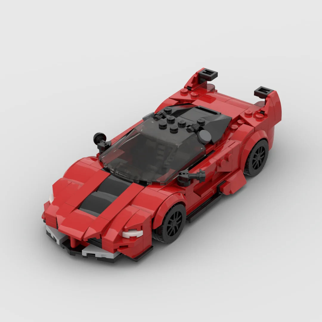 MOC Ferrari FXX-K V2 Racer Building Blocks Ziggy's Pop Toy Shoppe