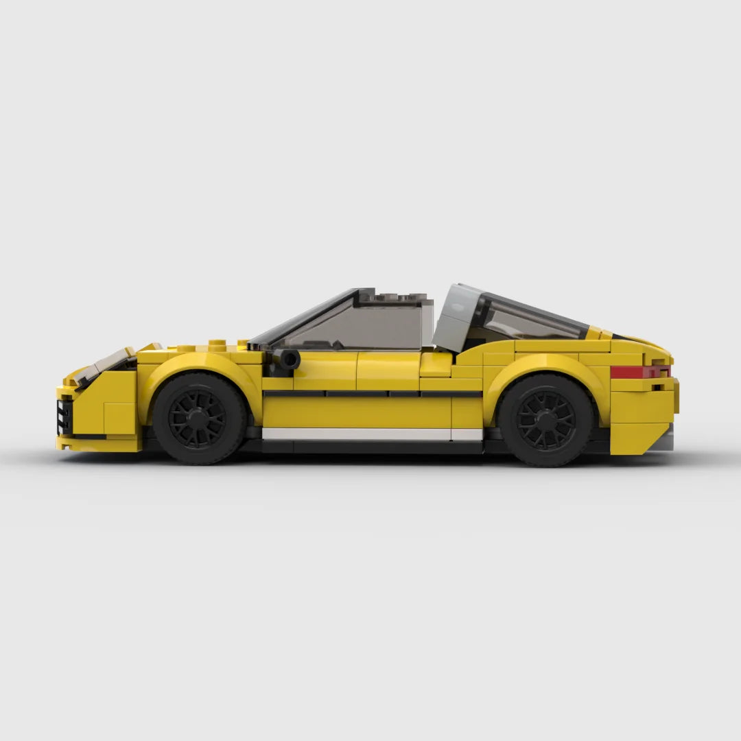MOC Porsche 911 Targa Racer Building Blocks Ziggy's Pop Toy Shoppe
