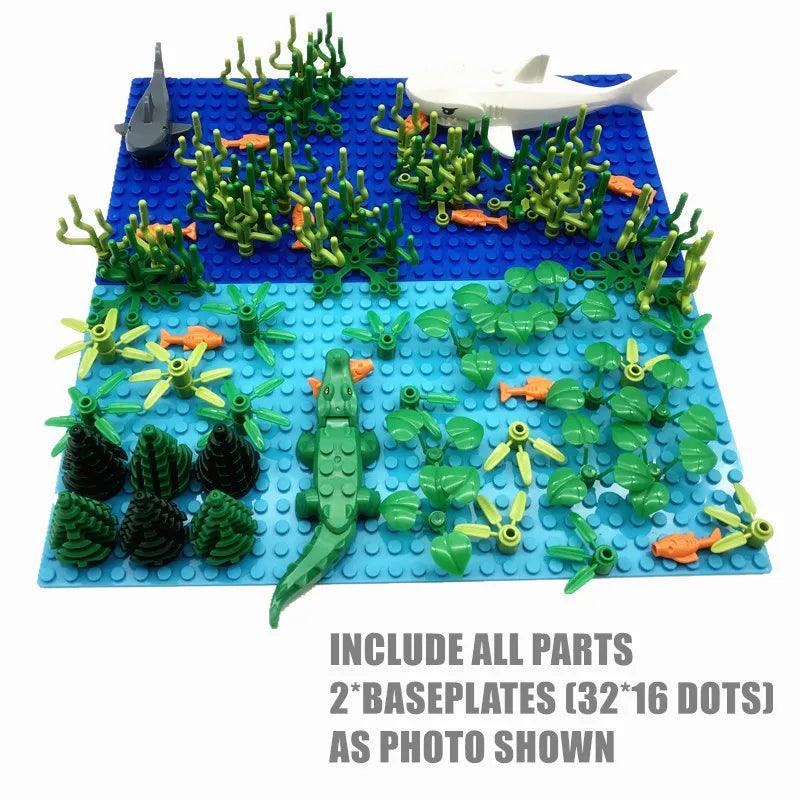 MOC Rainforests Terrain Collection Building Blocks Models Ziggy's Pop Toy Shoppe