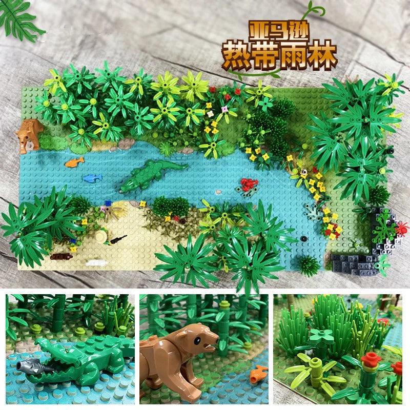 MOC Rainforests Terrain Collection Building Blocks Models Ziggy's Pop Toy Shoppe