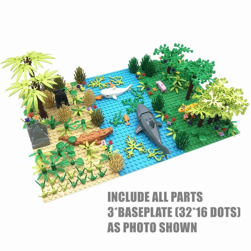 MOC Rainforests Terrain Collection Building Blocks Models Ziggy's Pop Toy Shoppe