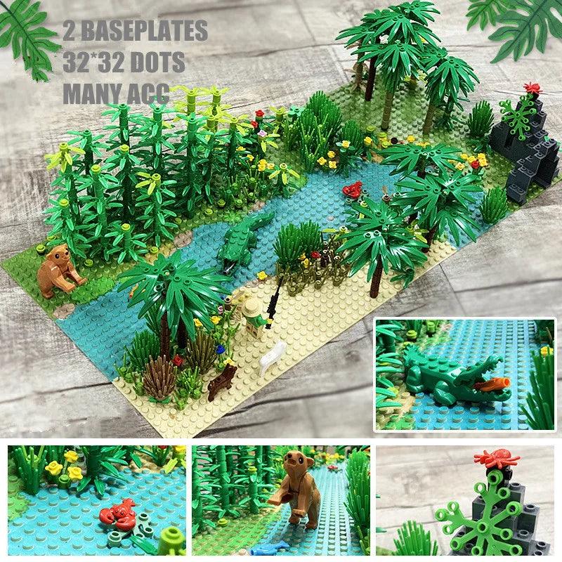 MOC Rainforests Terrain Collection Building Blocks Models Ziggy's Pop Toy Shoppe
