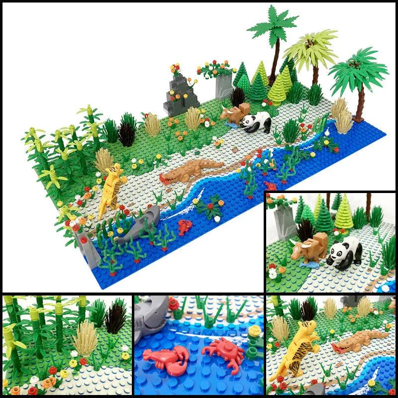 MOC Rainforests Terrain Collection Building Blocks Models Ziggy's Pop Toy Shoppe