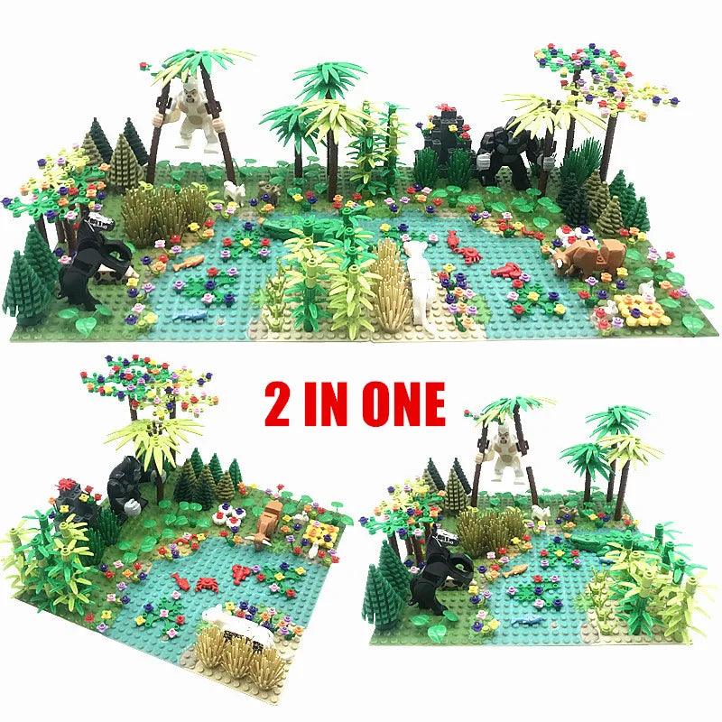 MOC Rainforests Terrain Collection Building Blocks Models Ziggy's Pop Toy Shoppe