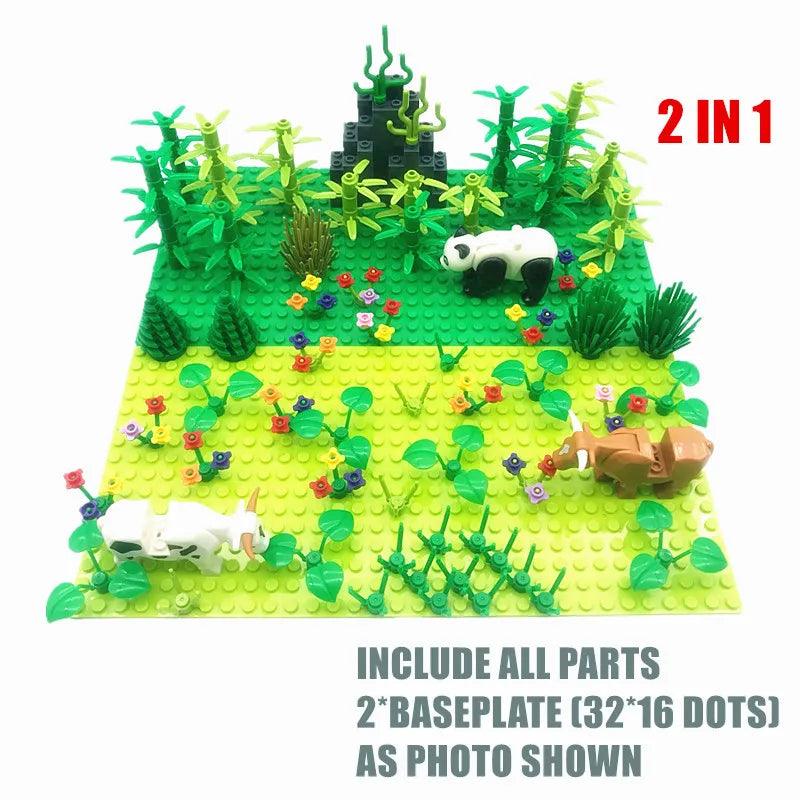MOC Rainforests Terrain Collection Building Blocks Models Ziggy's Pop Toy Shoppe