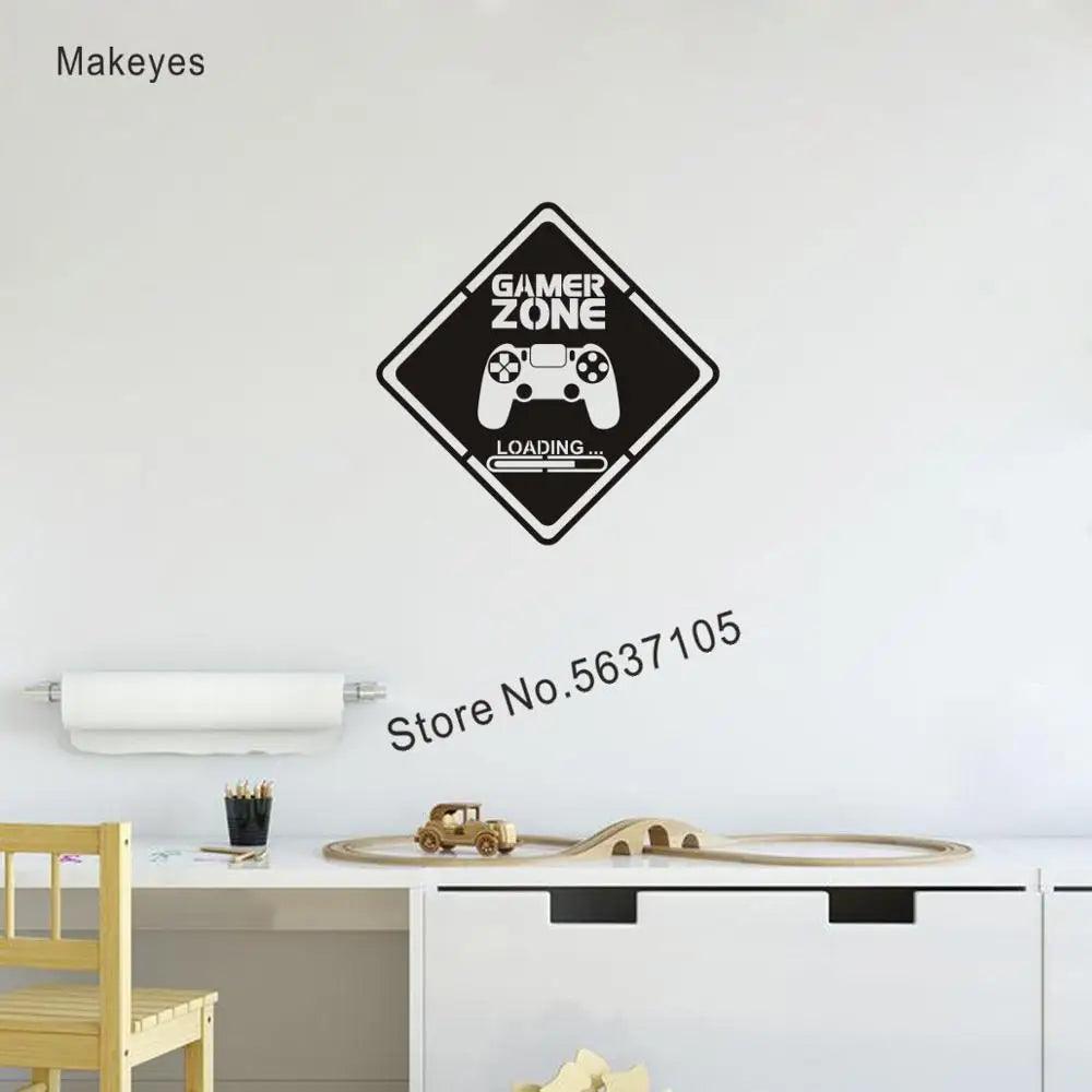 Makeyes Game Zone Wall Decals Ziggy's Pop Toy Shoppe