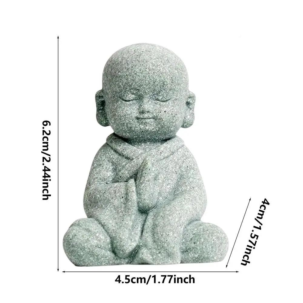 Mini Kung Fu Monk Statues for Garden or Fish Tanks Ziggy's Pop Toy Shoppe