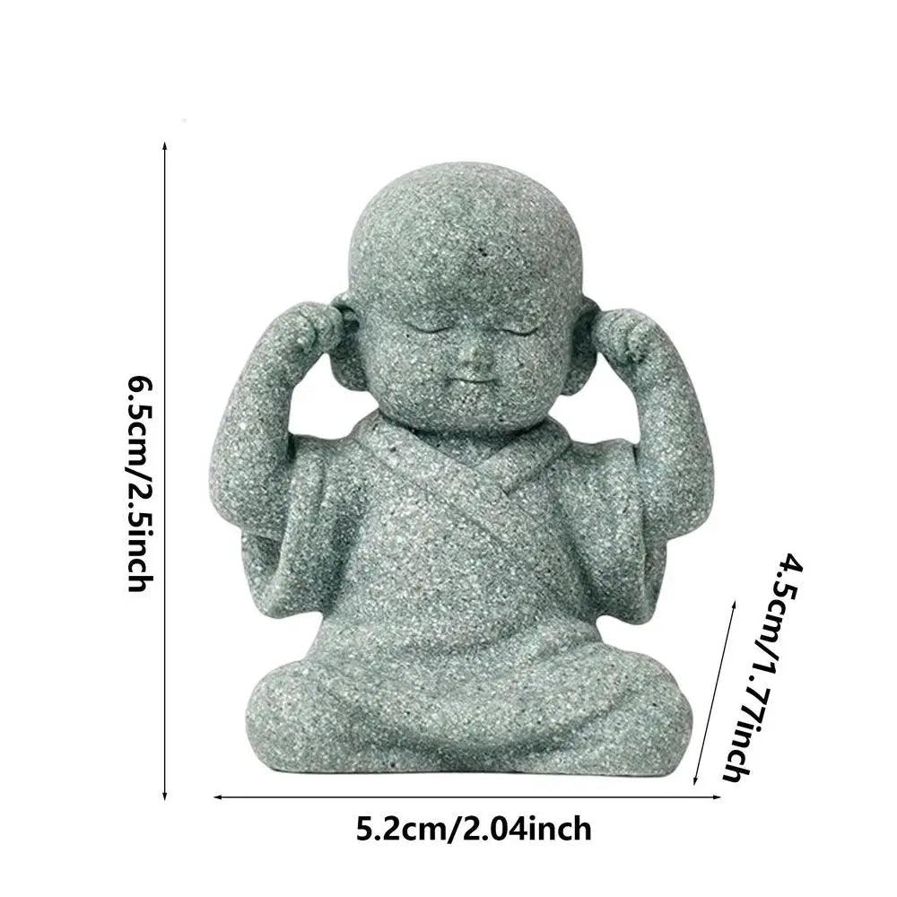 Mini Kung Fu Monk Statues for Garden or Fish Tanks Ziggy's Pop Toy Shoppe