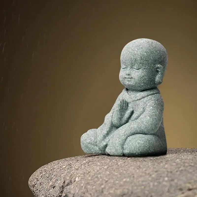 Mini Kung Fu Monk Statues for Garden or Fish Tanks Ziggy's Pop Toy Shoppe