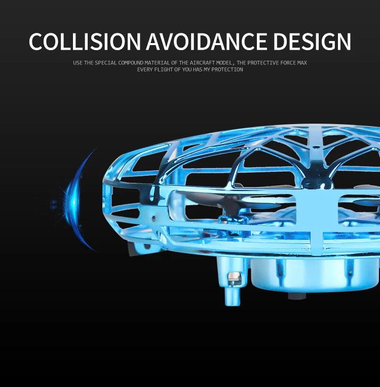 Mini UFO Quadcopter Hand Operated Drone Ziggy's Pop Toy Shoppe