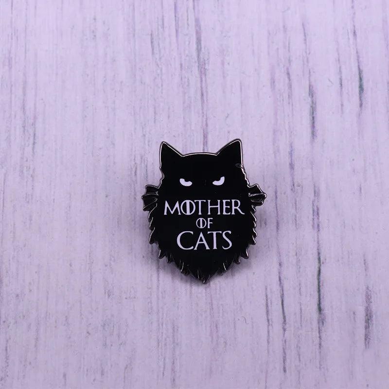 Parody Mother Of Cats Enamel Pin Ziggy's Pop Toy Shoppe