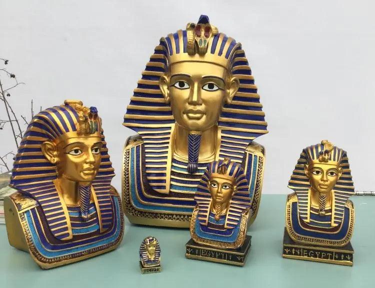 Pharaoh of Egypt King Tutankhamun Burial Mask Statues Ziggy's Pop Toy Shoppe