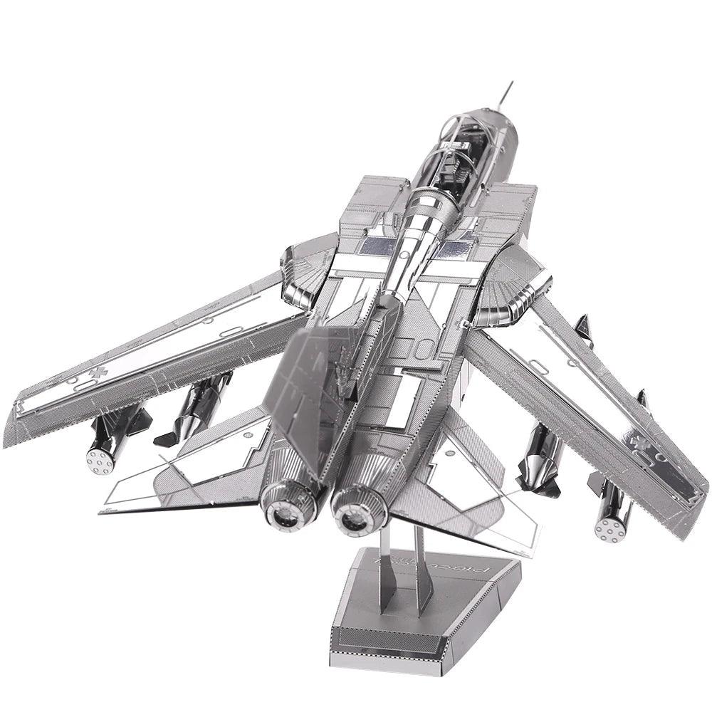 Piececool 3D Metal Tornado Fighter Jet Model Ziggy's Pop Toy Shoppe