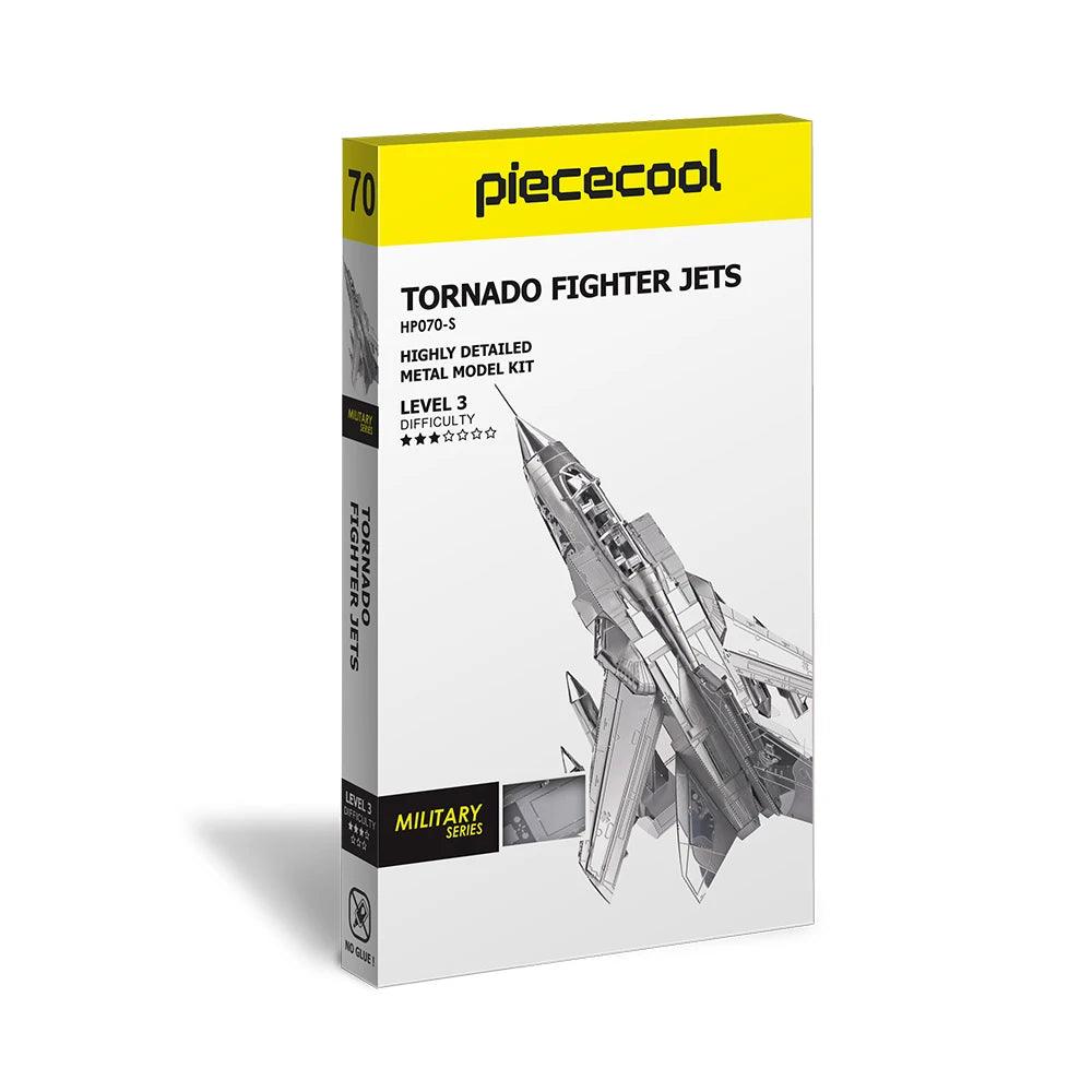Piececool 3D Metal Tornado Fighter Jet Model Ziggy's Pop Toy Shoppe