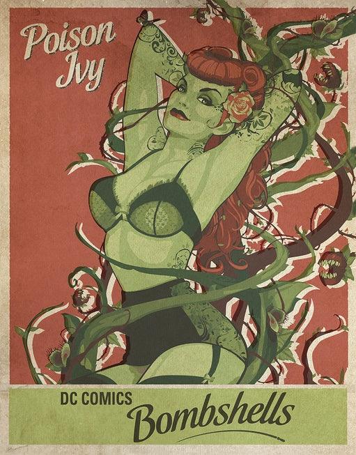 Poison Ivy Tin Sign Ziggy's Pop Toy Shoppe