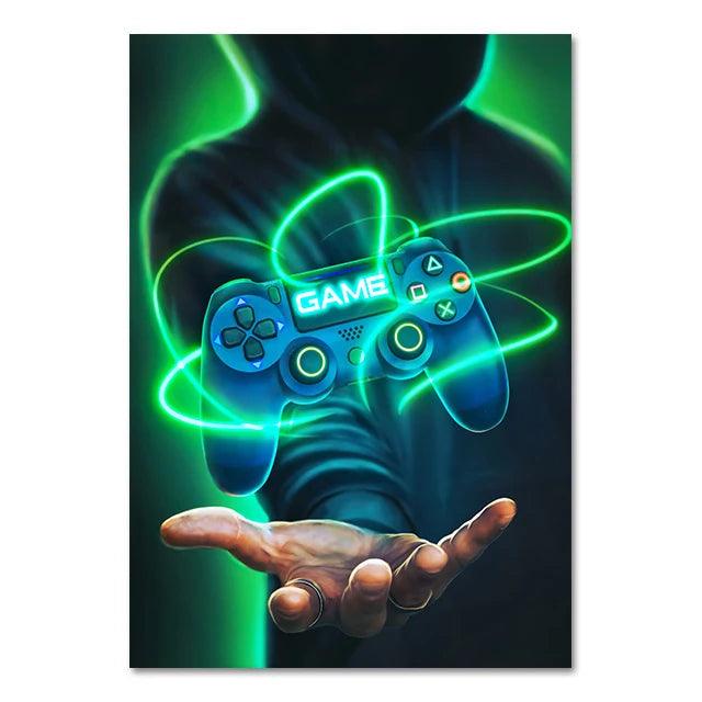Punk Style Blacklight Gamer Magic Canvas Ziggy's Pop Toy Shoppe