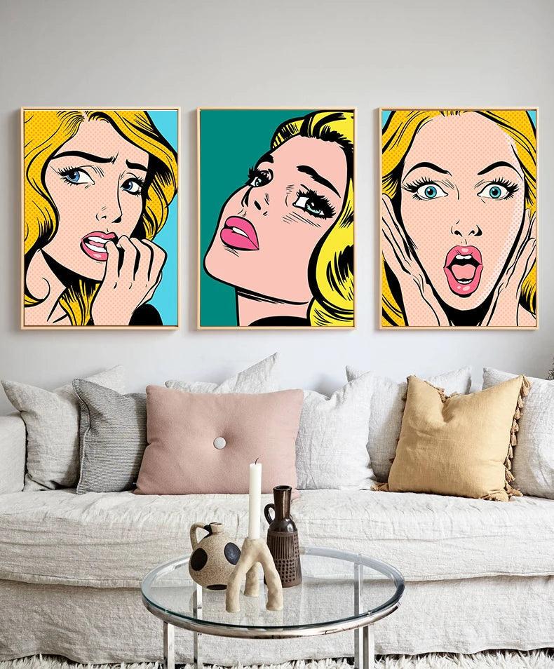 Retro Comics Pop Art TG050-18 Suspense Multi-Frame Poster Ziggy's Pop Toy Shoppe