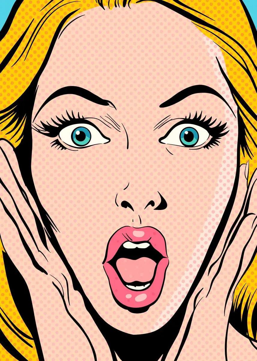 Retro Comics Pop Art TG050-18 Suspense Multi-Frame Poster Ziggy's Pop Toy Shoppe